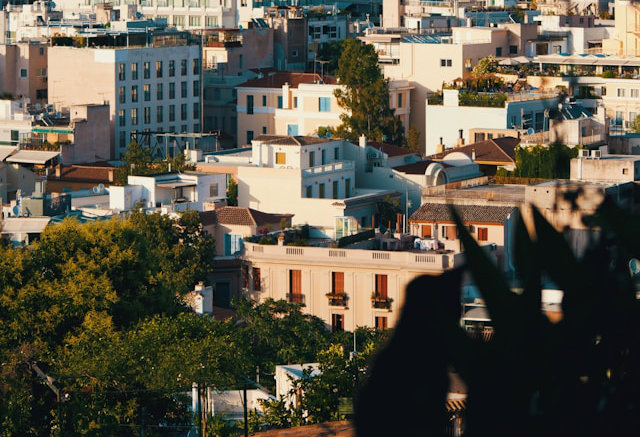 Κτίρια στο κέντρο της Αθήνας